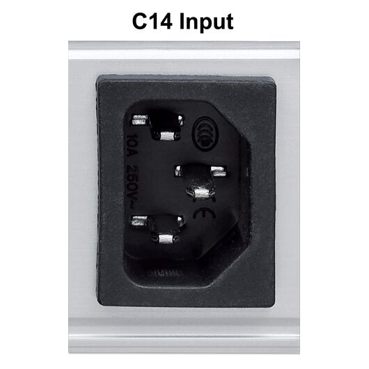 Intellinet 19" 1U Rackmount Anti-Shedding 8-Output C13 P | 163651