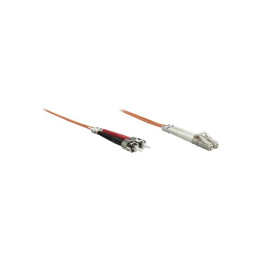Intellinet Fiber Optic Patch Cable, OM2, LC/ST, 3m, Oran | 470421